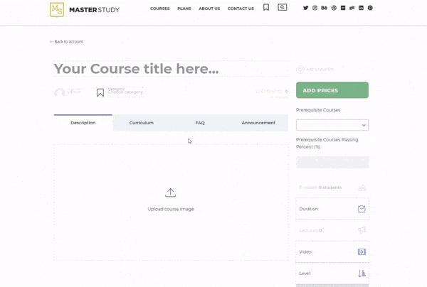 masterstudy lms course builder