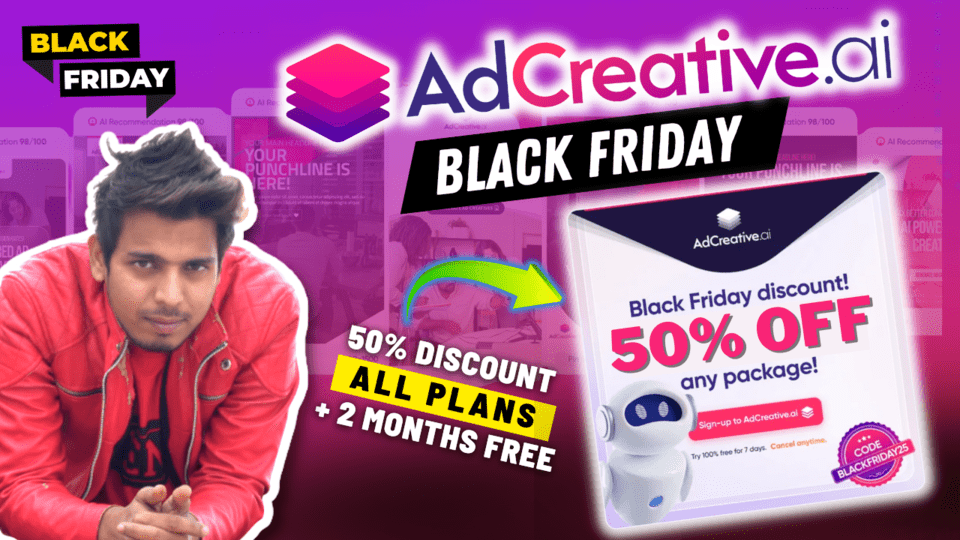 Adcreative ai Black Friday/Cyber Monday Deal