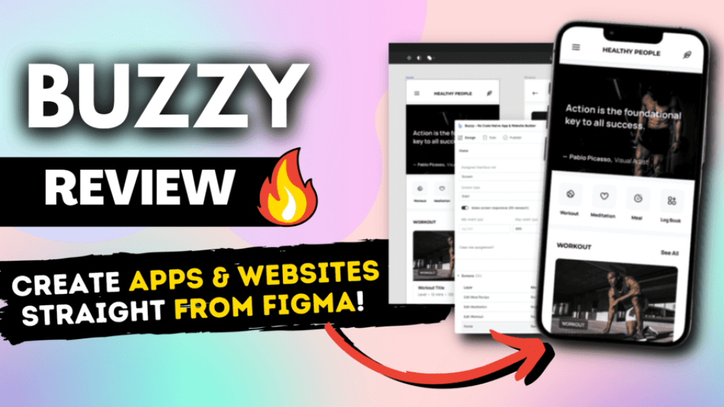 Buzzy Review (Lifetime Deal) - Create Working Apps & Websites Straight From Figma Designs!